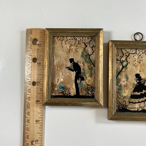 Vintage 1930s Flowercraft Milkweed Silhouette Mini Pictures - Picture 14 of 15